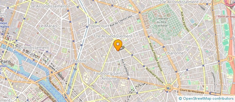 localisation de l'entreprise SARL A.A.ABRACADABRA à PARIS
