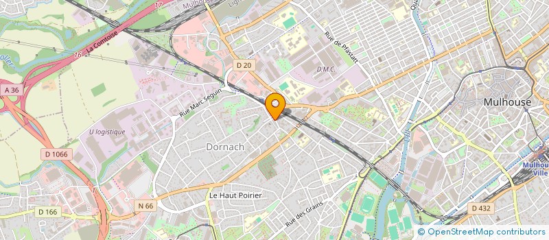 localisation de l'entreprise SARL A.B.A  MULHOUSE