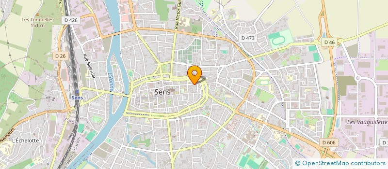 localisation de l'entreprise SARL A.B.C.D. à SENS