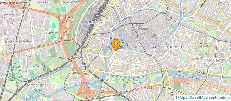localisation de l'entreprise SARL A.B.C. PAVES à STRASBOURG