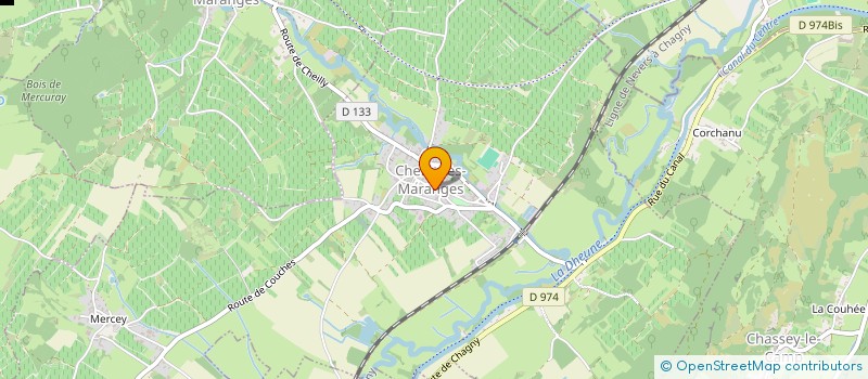 localisation de l'entreprise SARL A.B.D.  CHEILLY-LES-MARANGES