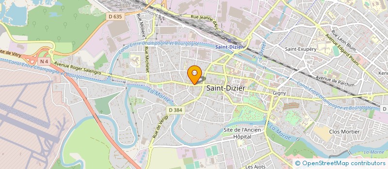 localisation de l'entreprise SARL A.B. IMOBILIER à SAINT-DIZIER