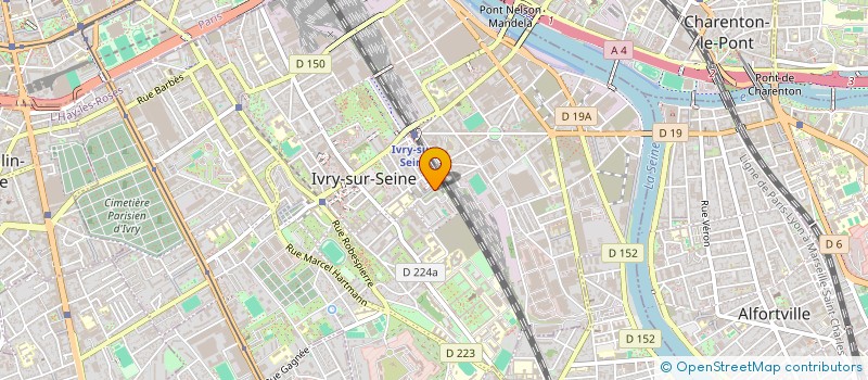 localisation de l'entreprise SARL A B M RENOVATION à IVRY-SUR-SEINE