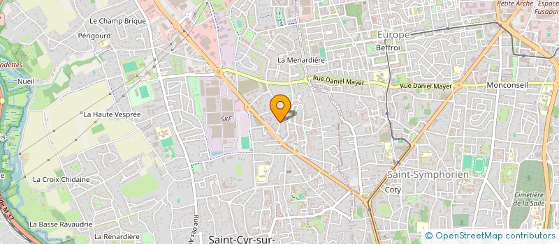 localisation de l'entreprise SARL A B P M  SAINT-CYR-SUR-LOIRE