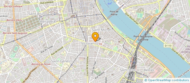 localisation de l'entreprise SARL A B R à BORDEAUX