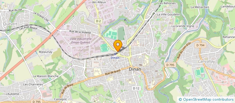 localisation de l'entreprise SARL A B S R à DINAN