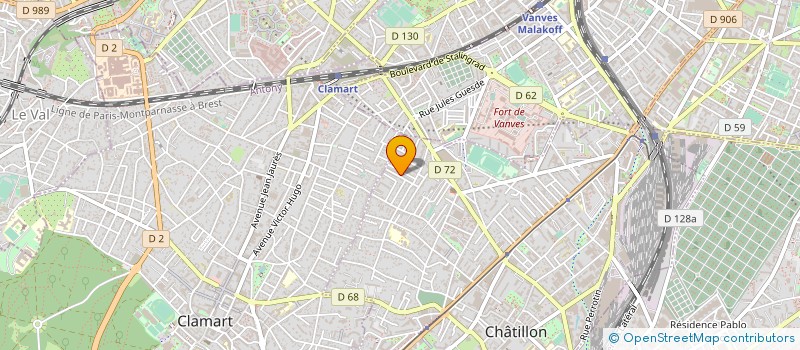 localisation de l'entreprise SARL A.B.T.S.SERVICES à CHATILLON