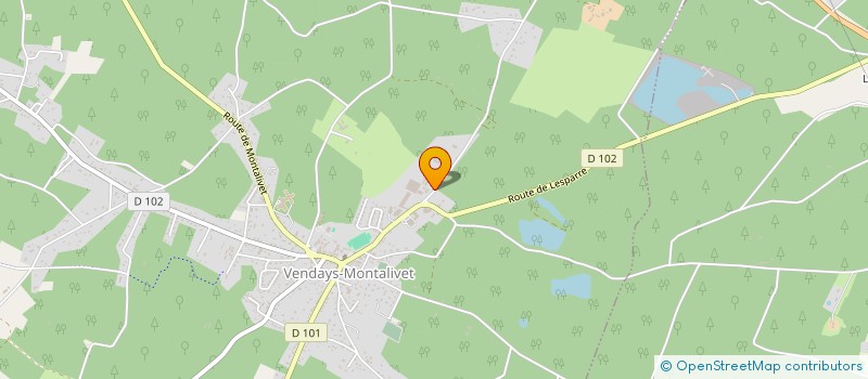 localisation de l'entreprise SARL A. BALHADERE ET FILS à VENDAYS-MONTALIVET
