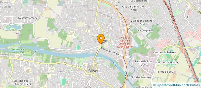 localisation de l'entreprise SARL A BLOC à OLIVET
