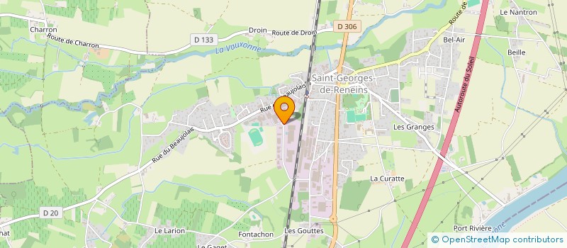 localisation de l'entreprise SARL A. BROSSE AGENCEMENT OUVERTURES  SAINT-GEORGES-DE-RENEINS