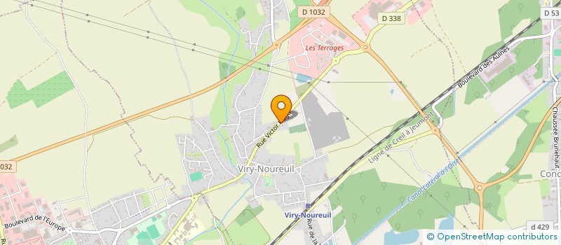 localisation de l'entreprise SARL A.C.D.V.N. à VIRY-NOUREUIL
