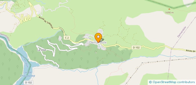 localisation de l'entreprise SARL A.C DIFFUSION à CASTELLANE
