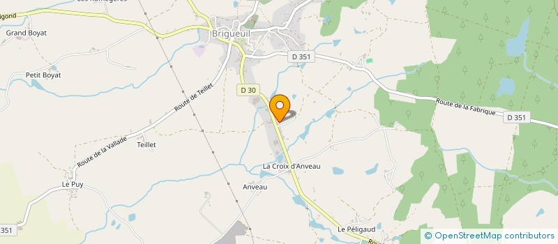 localisation de l'entreprise SARL A C E à BRIGUEUIL