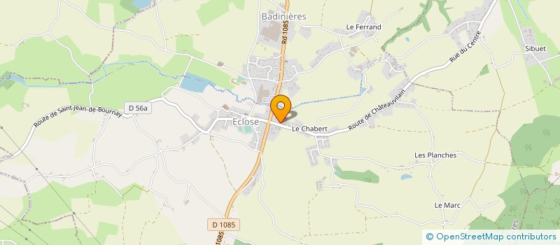 localisation de l'entreprise SARL A.C.I.C à ECLOSE-BADINIERES