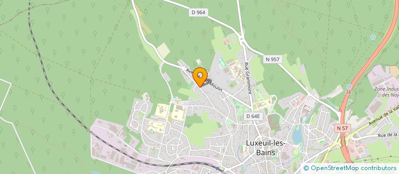 localisation de l'entreprise SARL  A.C.L  LUXEUIL-LES-BAINS