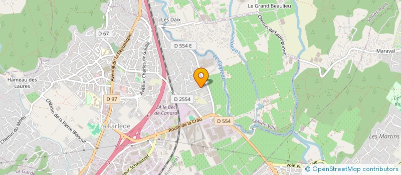 localisation de l'entreprise SARL A.C.L. à LA FARLEDE