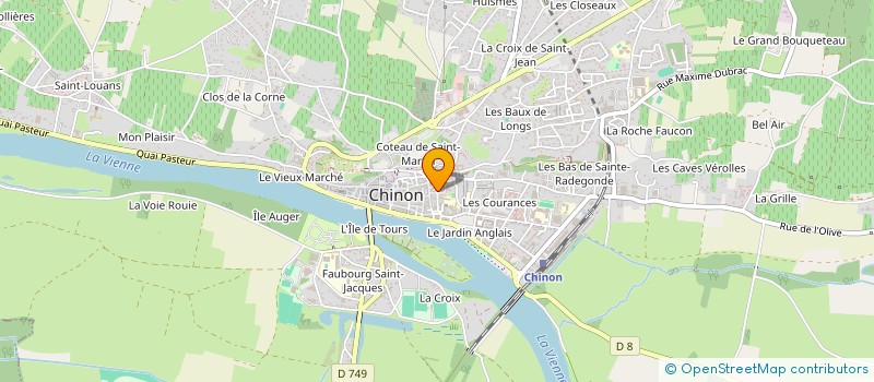 localisation de l'entreprise SARL A.C.M. à CHINON