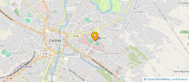localisation de l'entreprise SARL A.C. TRANSPORTS à CASTRES