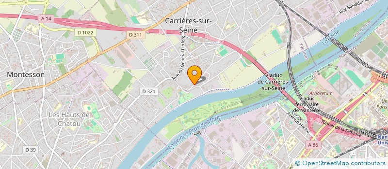 localisation de l'entreprise SARL A CAPITAL VARIABLE ARTIST  CARRIERES-SUR-SEINE