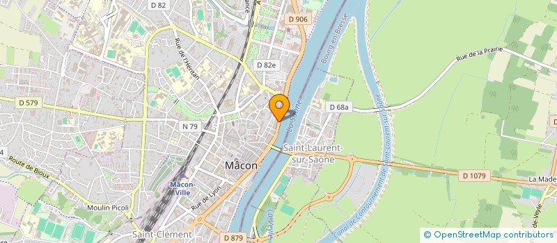 localisation de l'entreprise SARL A D B - ATELIER DE LA BARRE  MACON