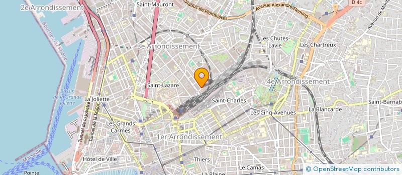 localisation de l'entreprise SARL A.D.E.C à MARSEILLE
