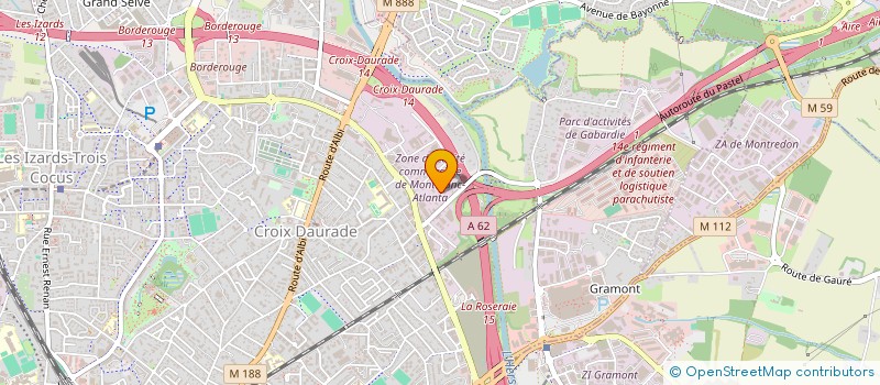 localisation de l'entreprise SARL A D F ASSISTANCE DEPANNAGES FAURE  TOULOUSE