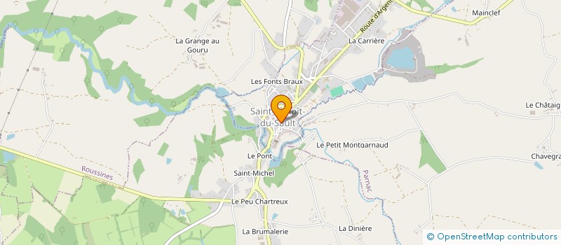 localisation de l'entreprise SARL A.D. FOUFELLE à SAINT-BENOIT-DU-SAULT