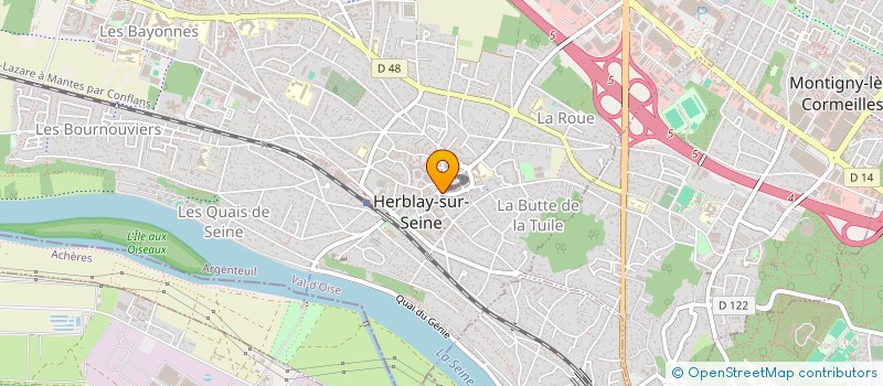 localisation de l'entreprise SARL A.D.K.VIDEO à HERBLAY-SUR-SEINE