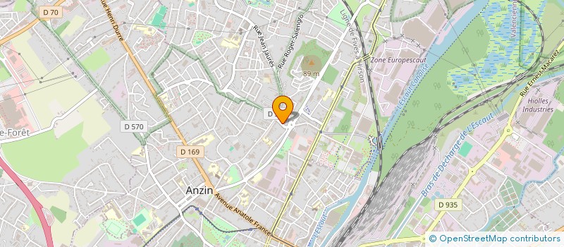 localisation de l'entreprise SARL A.D.L. à ANZIN