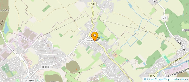 localisation de l'entreprise SARL A.D.L  LOZINGHEM