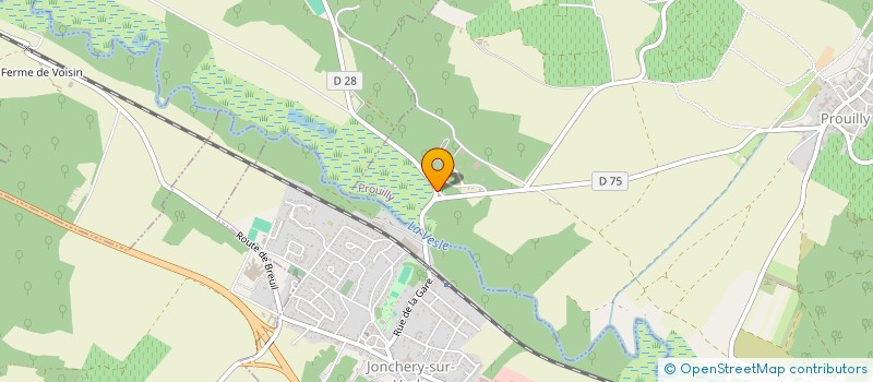 localisation de l'entreprise SARL A D M  CHALONS-SUR-VESLE