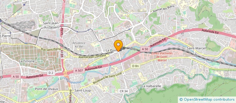 localisation de l'entreprise SARL A-D PHONY  MARSEILLE
