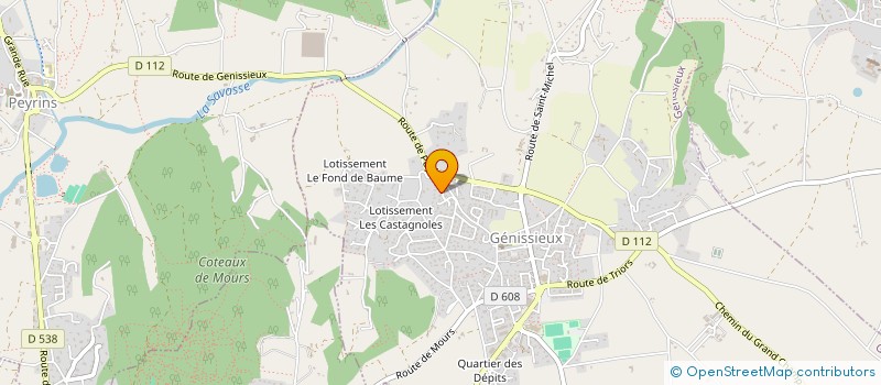 localisation de l'entreprise SARL A.D PLOMBERIE  GENISSIEUX