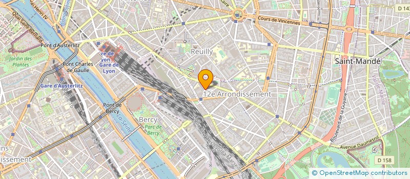 localisation de l'entreprise SARL A DOUZE  PARIS