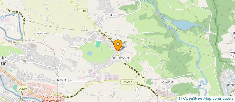 localisation de l'entreprise SARL A ET C  DOMESSIN