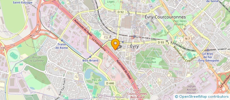 localisation de l'entreprise SARL A F P à EVRY-COURCOURONNES