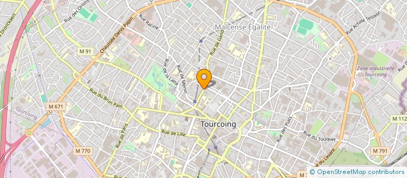 localisation de l'entreprise SARL A.G.F.D.  TOURCOING