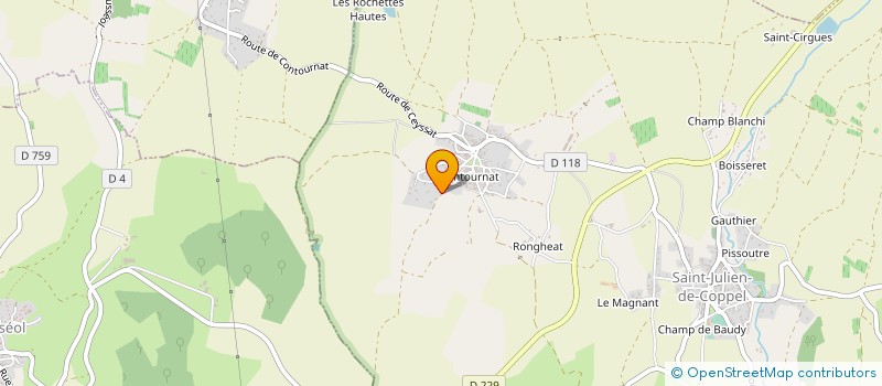 localisation de l'entreprise SARL A.G.PRO  BILLOM