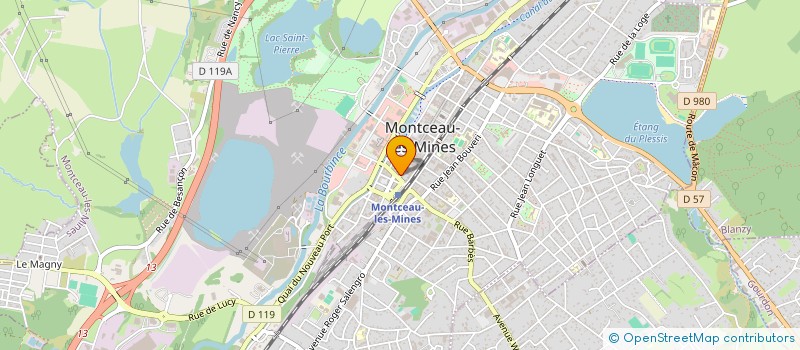 localisation de l'entreprise SARL A.G.T.M. BAT à MONTCEAU-LES-MINES