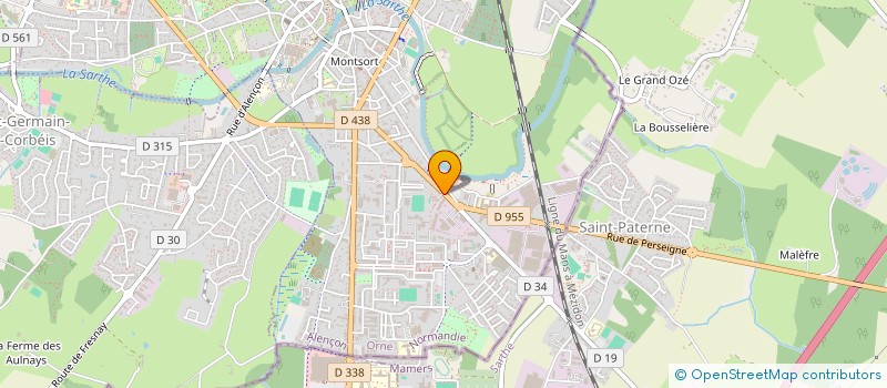 localisation de l'entreprise SARL A.I.P à ALENCON