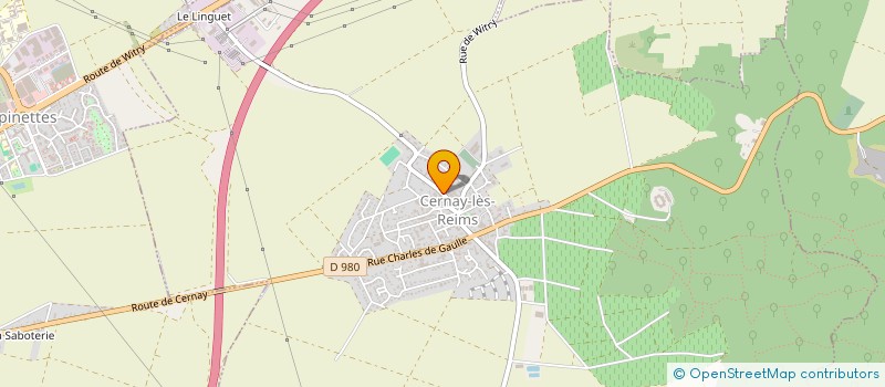 localisation de l'entreprise SARL A.J.B. EQUIPEMENTS à CERNAY-LES-REIMS