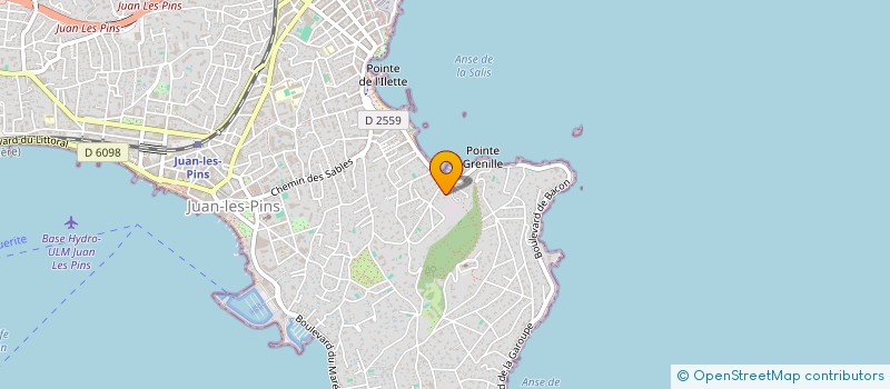 localisation de l'entreprise SARL A.J. BAT  ANTIBES