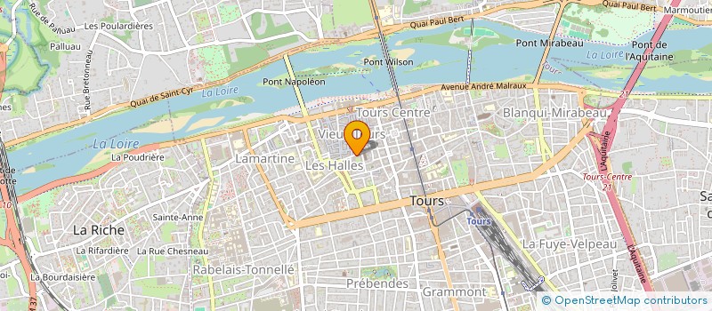 localisation de l'entreprise SARL A.J.C. à TOURS
