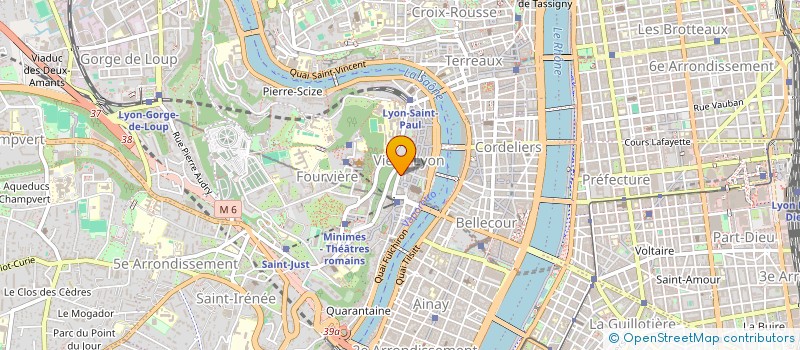 localisation de l'entreprise SARL A.J.F.G à LYON