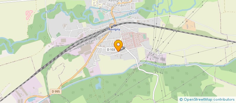 localisation de l'entreprise SARL A-K CARRELAGES à REVIGNY-SUR-ORNAIN