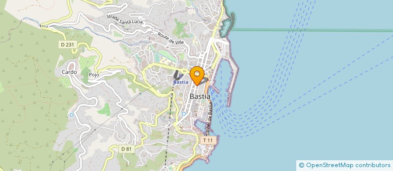 localisation de l'entreprise SARL A L à BASTIA