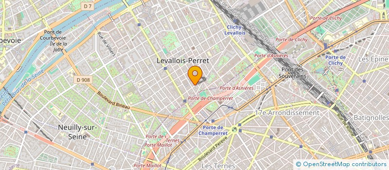 localisation de l'entreprise SARL A.L.C. à LEVALLOIS-PERRET
