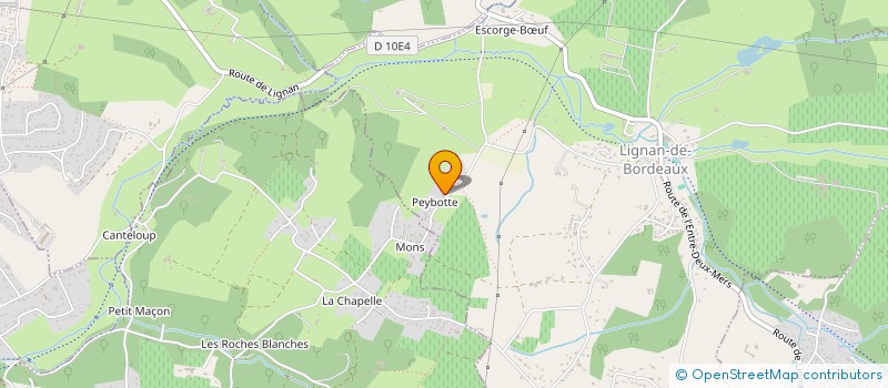 localisation de l'entreprise SARL A.L CAUDERAN  LIGNAN-DE-BORDEAUX