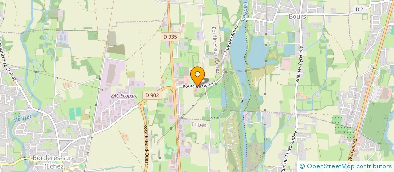 localisation de l'entreprise SARL A L ESCALIERS CREATIONS  BORDERES-SUR-L'ECHEZ