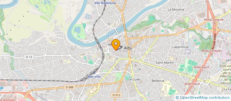 localisation de l'entreprise SARL A.L.N. à ALBI